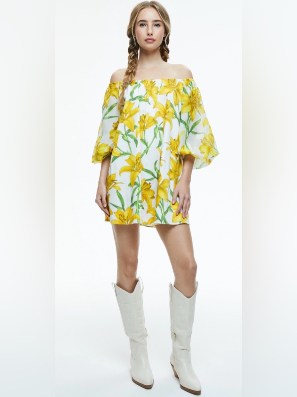Alice + Olivia Artemis Off-Shoulder Mini Dress, NWT ($495)!